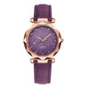 Casual Women Romantic Starry Sky Wrist Watch Leather Rhinestone Designer Ladies Clock Simple Dress Gfit  Montre Femme@50
