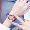 2019 Women Watches Bracelet set Starry Sky Ladies Bracelet Watch Casual Leather Quartz Wristwatch Clock Relogio Feminino